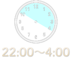 22:00?4:00